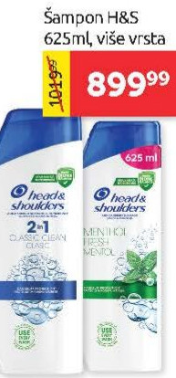 Šampon HHS 625ml, više vrsta