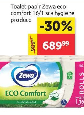 Toalet papir Zewa eco comfort 16/1 sca hygiene product