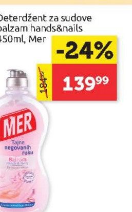 Mer handsknais balzam 450ml