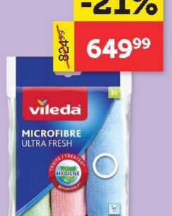 Krpa microfiber ultra fresh 3/1, Vileda