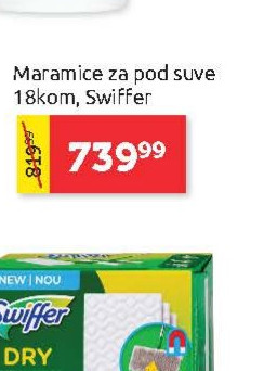 Maramice za pod suve 18kom, Swiffer