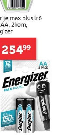 Baterije max plus lr6 fb2 AA, 2kom, Energizer