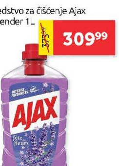 Sredstvo za čišćenje Ajax lavender 1L