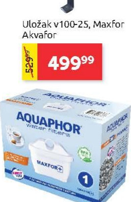 Uložak v100-25, Maxfor Akvafor