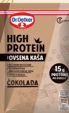 Dr.Oetker High Protein Ovsená Kaša Čokolada