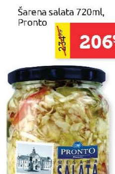 Šarena salata 720ml, Pronto