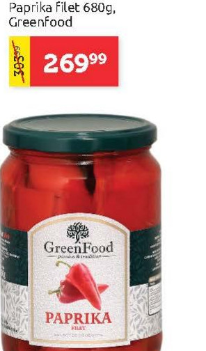 Paprika filet 680g, Greenfood