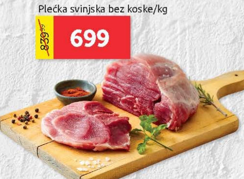Plečka svinjska bez koske/kg