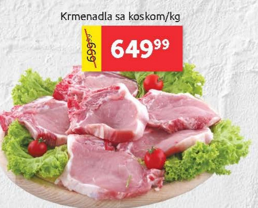 Krmenadla sa koskom/kg