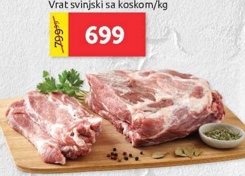 Vrat svinjski sa koskom/kg