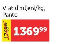 Vrat dimljeni/kg, Panto