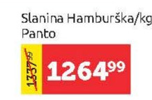 Slanina Hamburška/kg, Panto