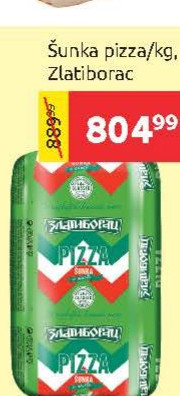 Šunka pizza/kg, Zlatibor