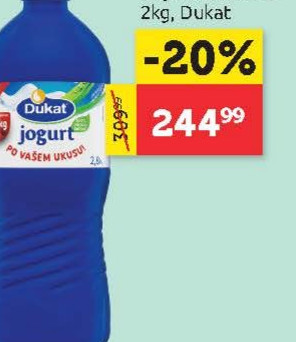 Jogurt 2.8%, 2kg, Dukat