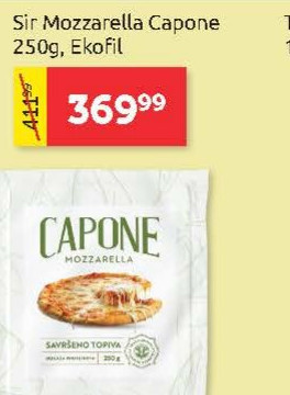 Sir Mozzarella Capone 250g, Ekofil