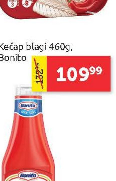 Kečap blagi 460g, Bonito