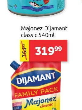 Majonez Dijamant classic 540ml