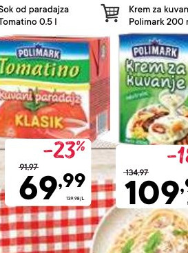 Sok od paradajza Tomatino 0.5 l
