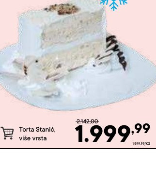 Torta Stanica, više vrsta