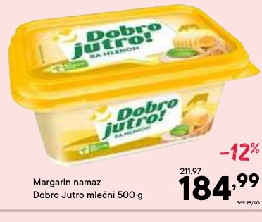 Margin namaz Dobro Jutro mlečni 500 g
