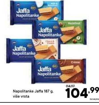 Napolitanke Jaffa 187 g. više vrsta