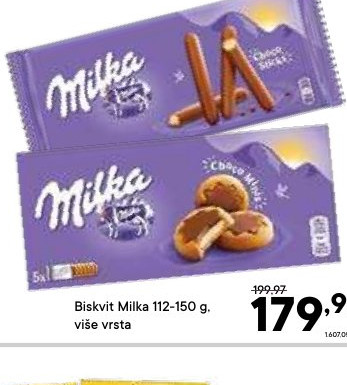 Biskvit Milka 112-150 g. više vrsta