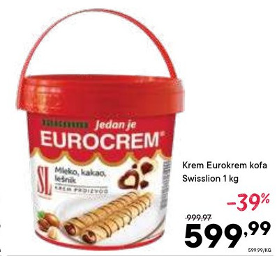Krem Eurokrem kofa Swisslon 1 kg