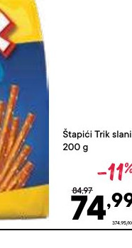 Štapći Trik slani 200 g