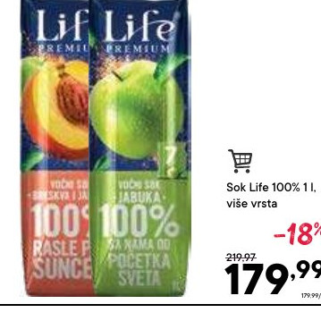 Sok Life 100% 1 l