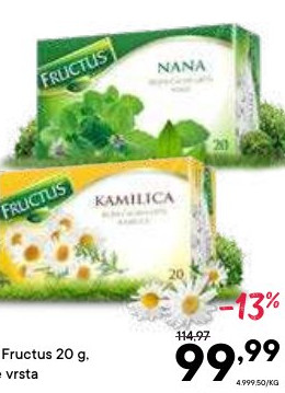 Čaj Fructus 20 g