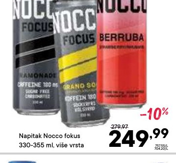 Napitak Nocco fokus 330-355 ml