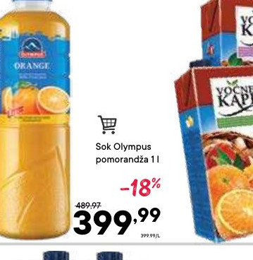 Sok Olympus pomorandža 1 l