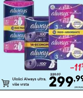 Always Ultra ulošci