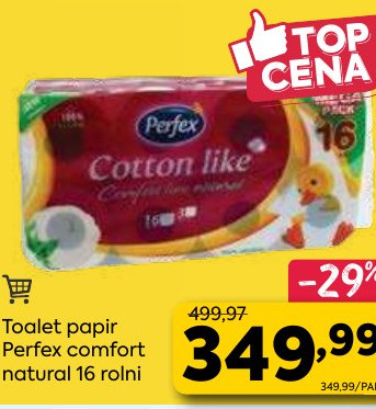 Toalet papir Perfex comfort natural 16 rolni