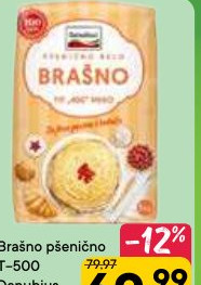 Brašno Brašno T-500 Danubus 1 kg