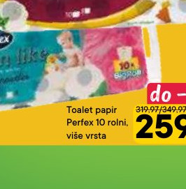 Toalet papir Perfex 10 rolni, više vrsta