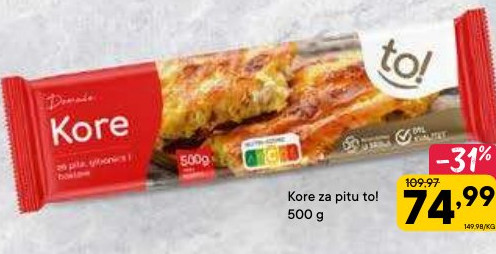 Kore za pitu tol 500 g