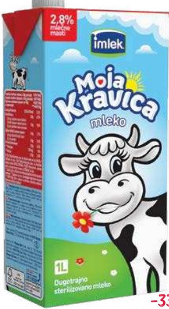 Mleko dugotrajno 2.8% mm Imlek 1 l