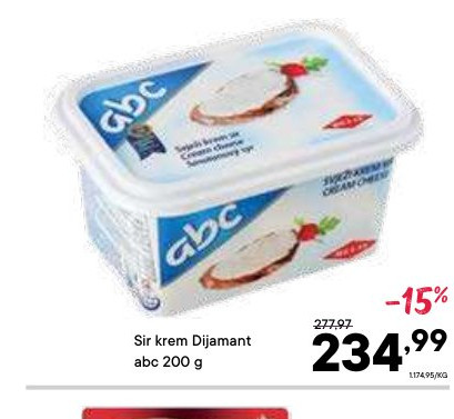 Sir krem Diamant abc 200 g
