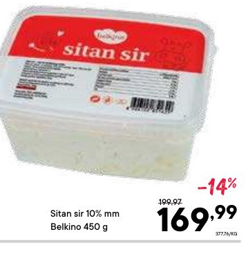 Sitan sir 10% mm Belkino 450 g