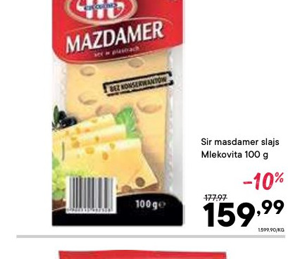 Sir masdamer slas Mlekovita 100 g