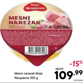 Mesni narezak Moja Neoplanta 100 g