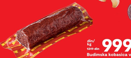 Budimska kobasica vakuum