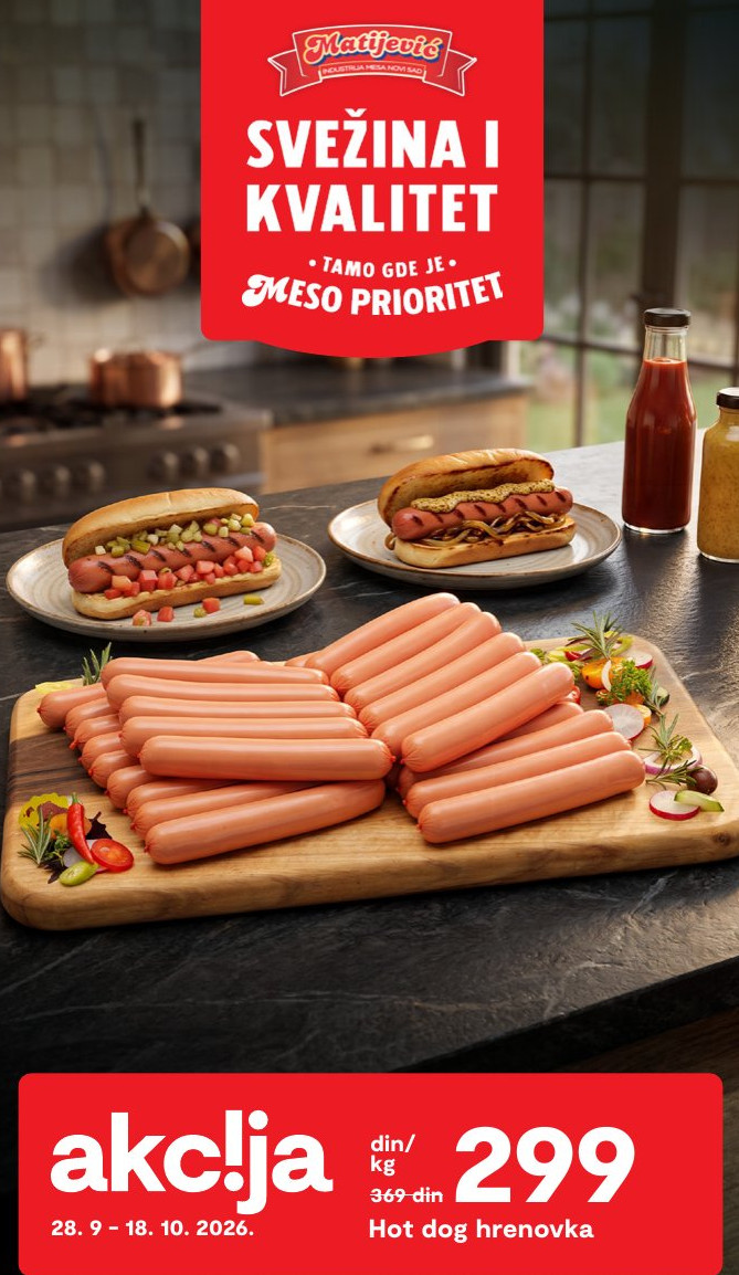 Hot dog hrenovka