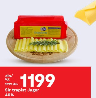 Sir trapist Jager 40%