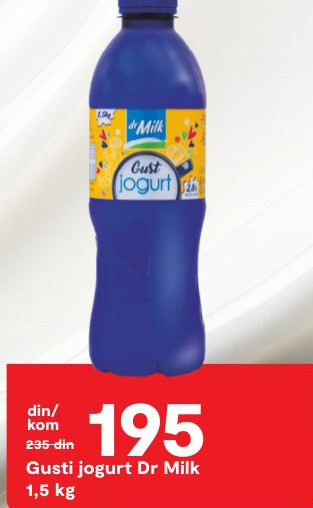 Gusti jogurt Dr Milk 1,5 kg