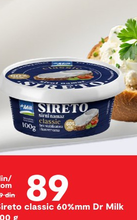 Sireto classic 60%mm Dr Milk 100 g