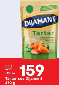 Tartar sos Dijamant 270 g