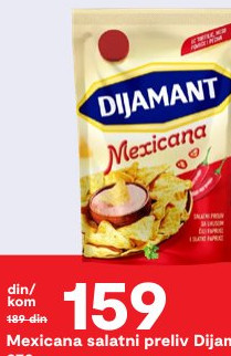 Mexicana salatni preliv Dijamant 270 g