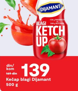 Kečap blagi Dijamant 500 g